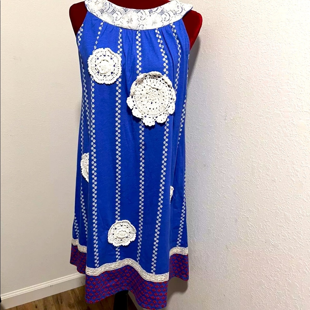Jelly The Pug Sz Medium shift dress